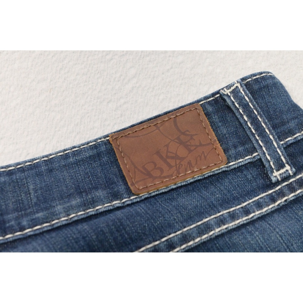 BKE Culture Bootcut Jeans Womens 30R x 31.5‎ Dark Wash Contrast Stitch Stretch